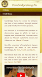 Mobile Screenshot of cambridgekungfu.com